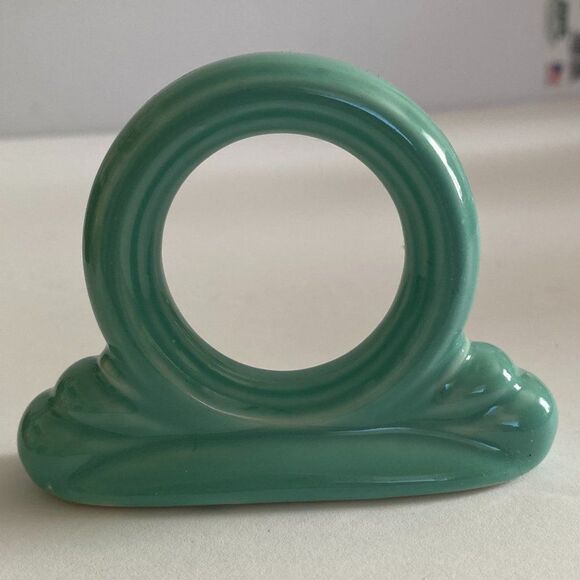 Fiestaware Sea Mist Retired Color Discontinued Napkin Ring - Picture 1 of 5